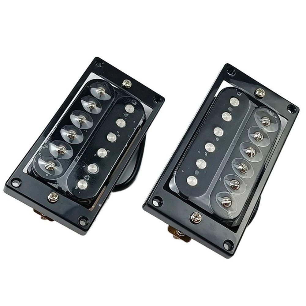 TOP Pickup Humbucker Dengan Rangka Pasang Double Coil Pickup 50/52mm Pickup Gitar