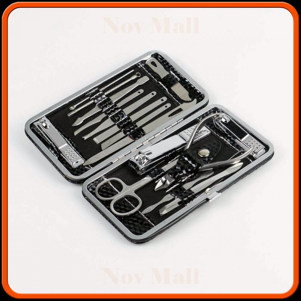 Set Perawatan Kuku Nail Art Manicure Pedicure 16 in 1 -BY303