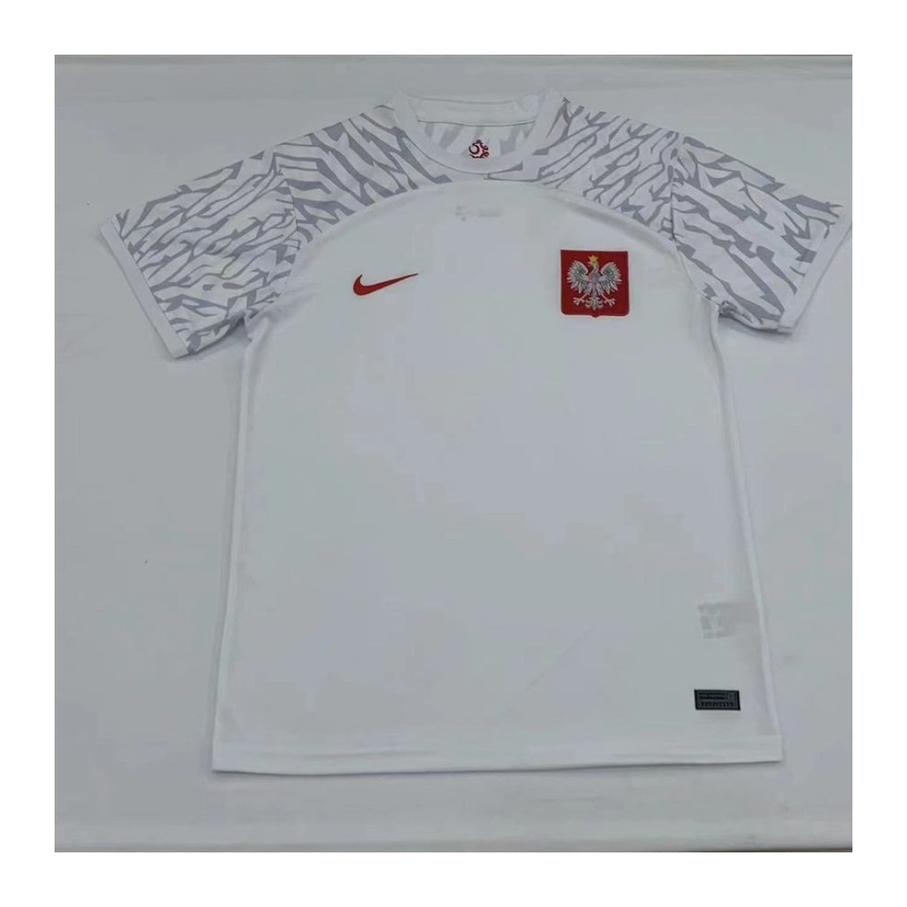jersey pria polandia home kaos sepakbola piala dunia club baju futsal atasan grade ori wanita dewasa t-shirt seragam print custom jersy outfit klub olahraga kostum jarsey soccer pakaian oblong sport suit apparel polos