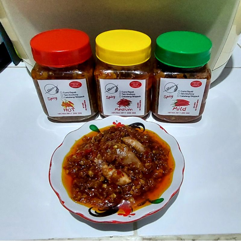 

SAMBEL CUMI 200 gram HomeMade PILIH TIDAK PEDAS -PEDAS-SUPER PEDAS
