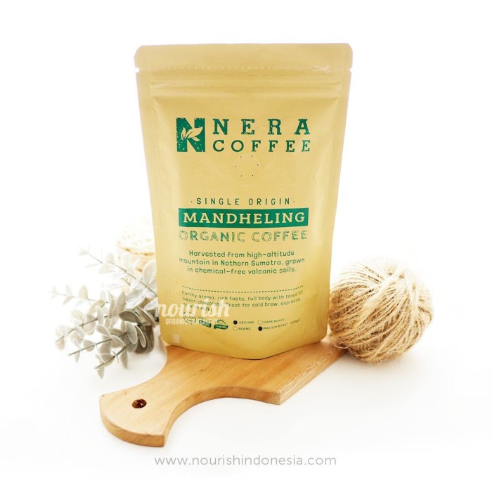

NERA COFFEE, ORGANIC MANDHELING GROUND (KOPI ORGANIK) 200 GR