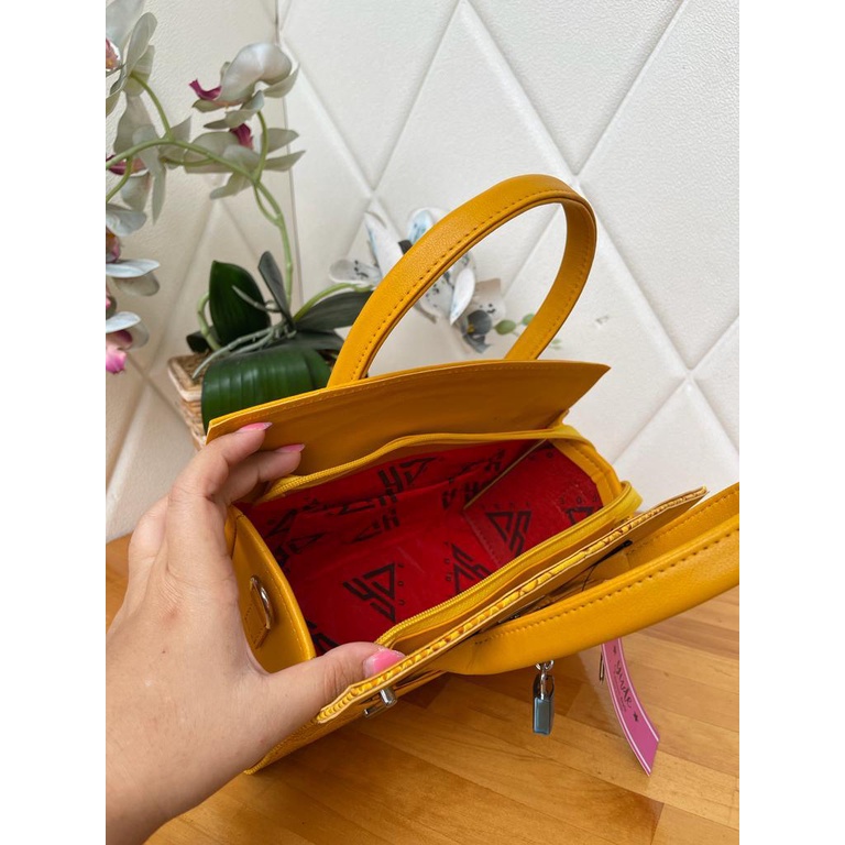 YUDE!!! TAS HANDLEBAG WANITA TERBARU / TAS SELEMPANG WANITA KREMES ALA BIRKI TERMURAH BAHAN ULAR SINTETIK KODE ARUNI