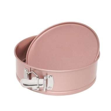 Cypruz AK-0981 Round Cake Mold Pan Rose Gold 18 x 6.5 cm