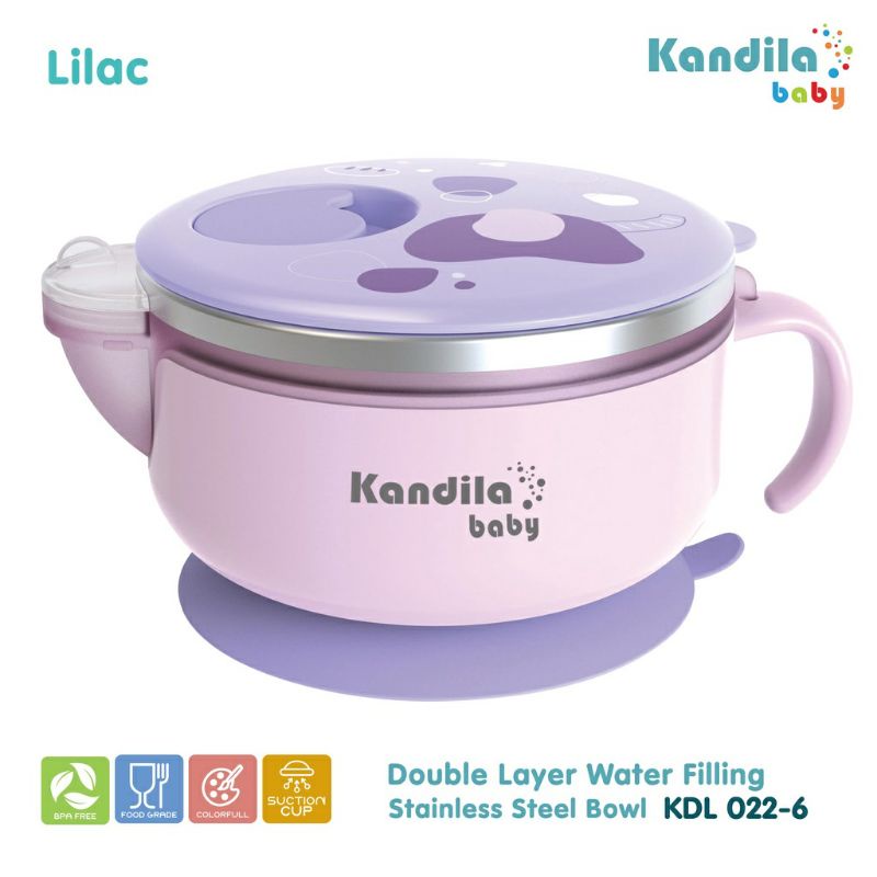 Double Layer Water Filling Stainless Steel Bowl / KDL 022-76