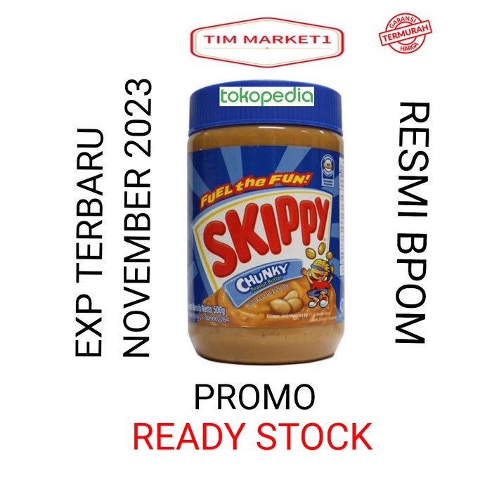 

READY SKIPPY Chunky Peanut Butter 500 Gr
