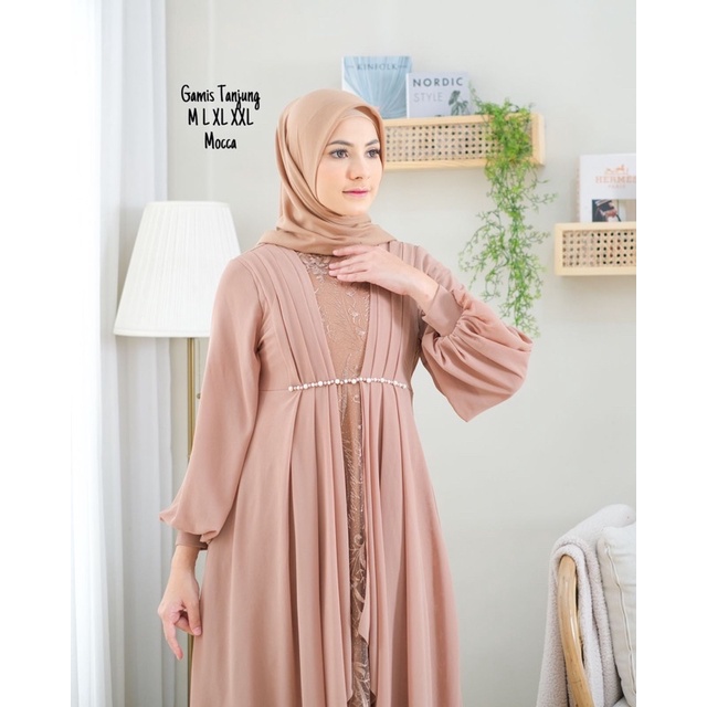 New Gamis Tulle Brokat Full  Panyet Kombinasi Ceruty - Gamis Modren Ceruty - Gamis Pesta - Gamis Kondangan Kekinian - Gamis Mewah Harga Promo - Gamis Lebaran 2022