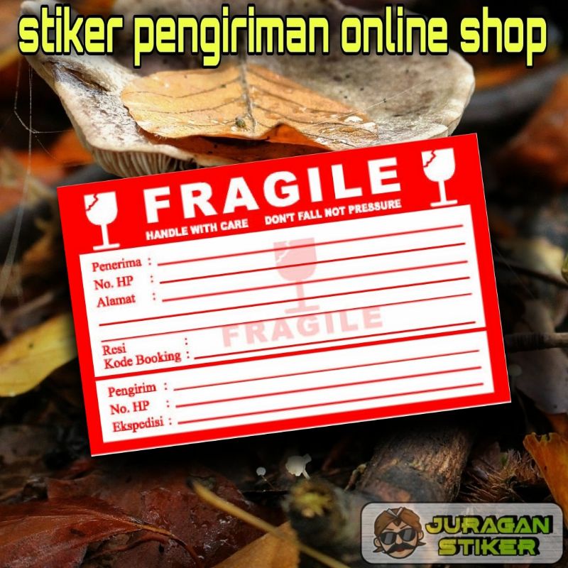 

( 50 PCS )STIKER PENGIRIMAN/STIKER LABEL PENGIRIMAN OLSHOP