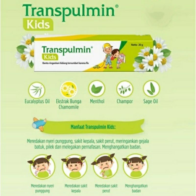 Transpulmin Baby Balsam Baby / Kids Balsam Bayi anak