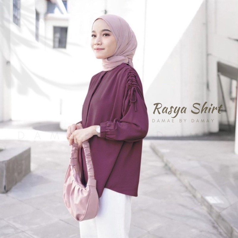 blouse atasan wanita bahan crinkle airflow/blouse crinkle/atasan wanita/baju blouse wanita hijab/ras