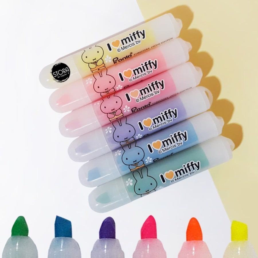 Stabilo Mini Set I Love MIffy Isi 6 Warna