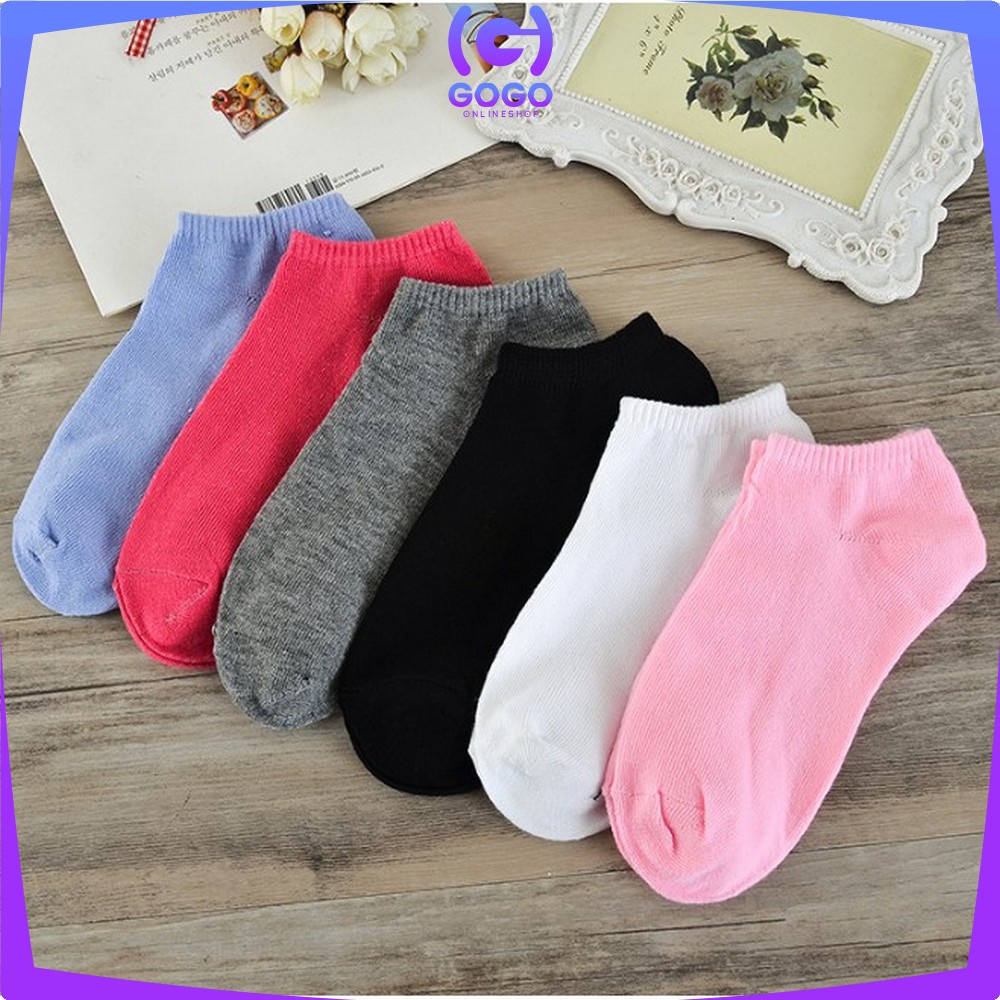 GOGO-P51-P54 Kaos Kaki Pendek Dewasa / Kaos Kaki Semata Kaki / Kaos Kaki Ankle Motif / Short Socks