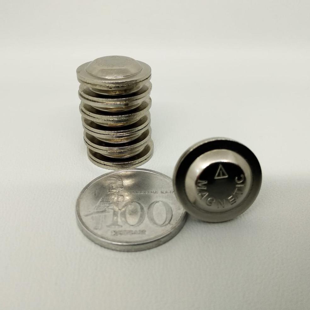 

ㅡ Magnet Round Pin Nama Dada Name Tag Caution Diameter 17mm Praktis Siap pakai Murah Grosir dan Ecer ฿