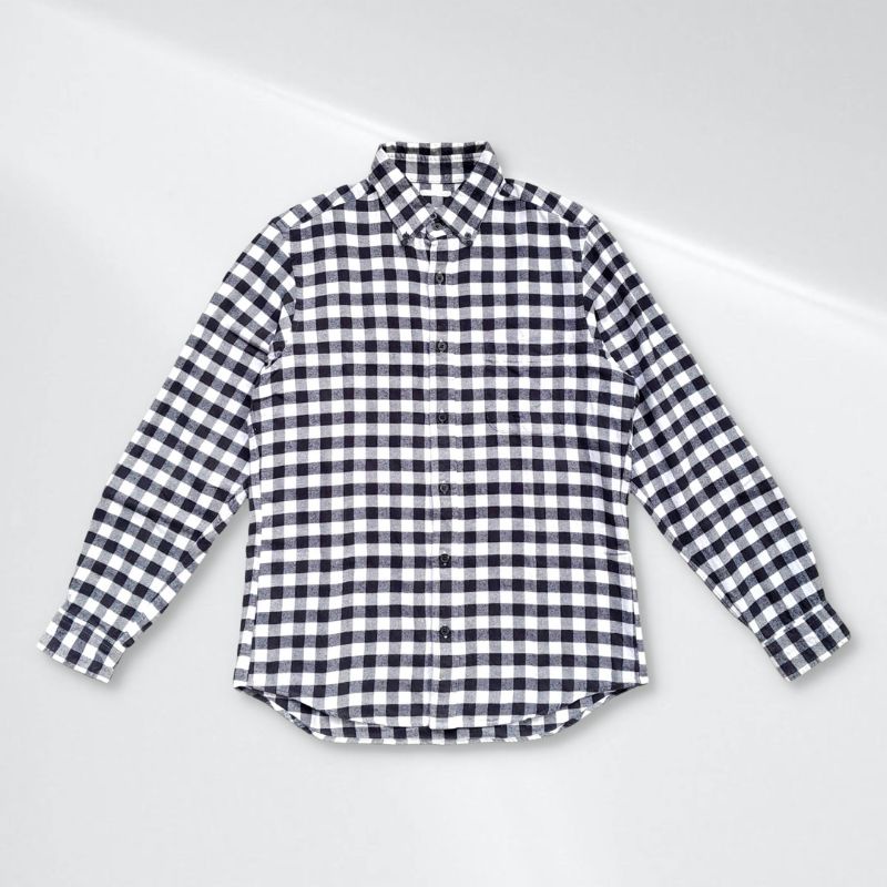 uniqlo plaid flannel shirt