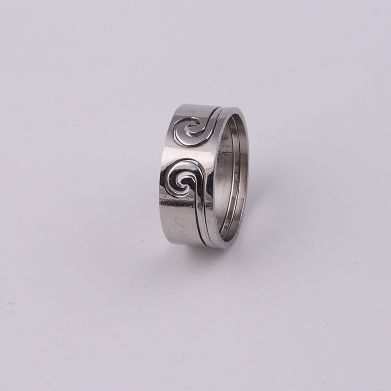 Cincin Hoop Warna Emas Untuk Pria Dan Wanita