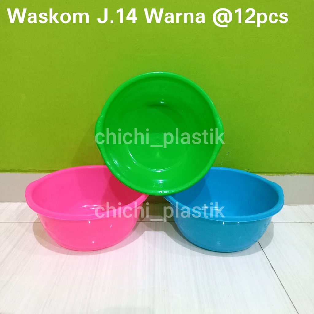 Isi 12 PCS!! Waskom Jerman 14 /Waskom Plastik/Waskom berkatan /Baskom Hajatan/Baskom