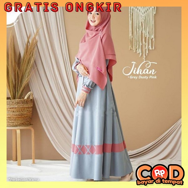 Gms Bonus Hijab Syar'I Baju Wanita Muslimah Terbaru 2023 Dres Fashion Muslim Gamis Syari Import Prem