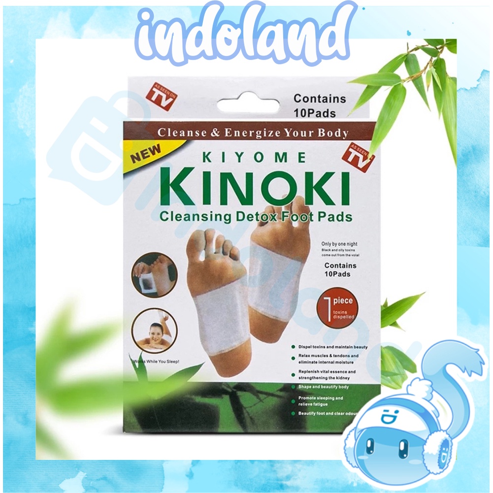 ☀ INDOLAND ☀ 1 Box 10 Pcs Koyo Kaki Kinoki White - Koyo Kaki Kinoki Detox R808