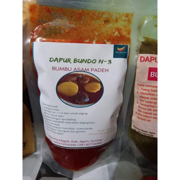 

Bumbu Asam Padeh