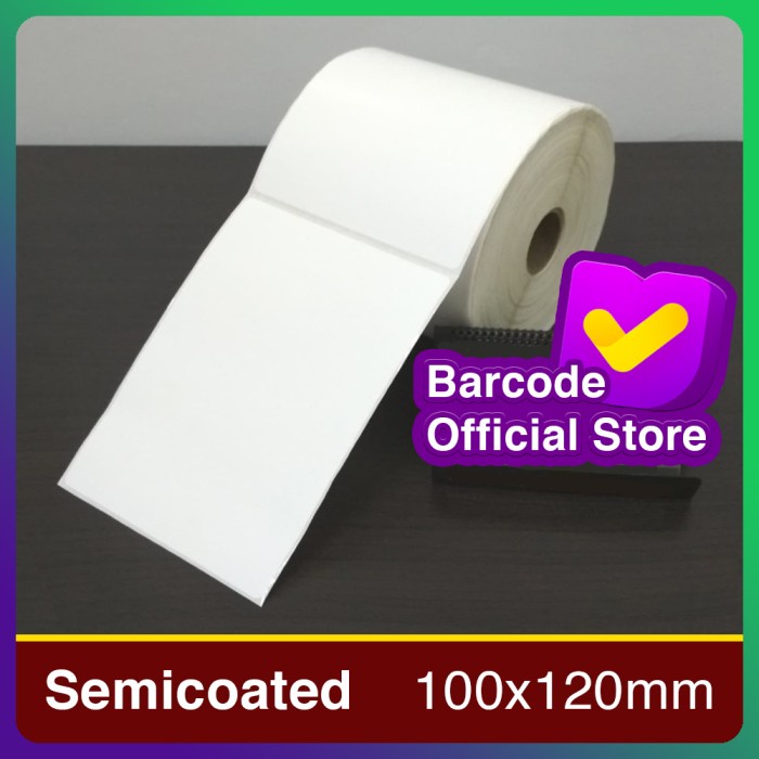 

LABEL PRINTER BARCODE 100X120MM / 4x4,7 inch 1 LINE SEMICOATED ISI 500 DEVINA36