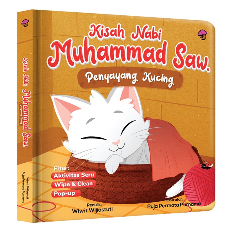 Buku Anak Boardbook Kisah Nabi Muhammad Saw Penyayang Kucing