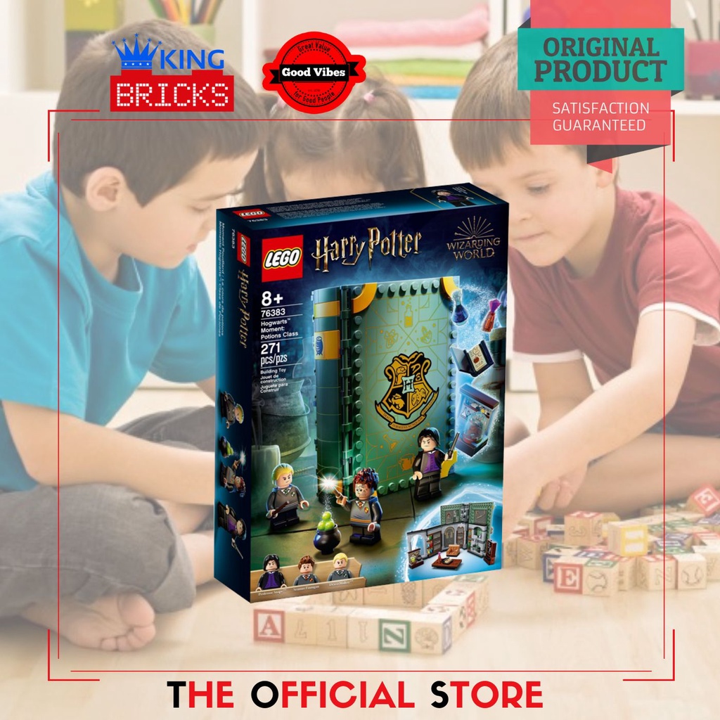 LEGO Original HARRY POTTER 76383 Hogwarts Moment Potions Class - Mainan Anak Kreatif Disney Hogwarts