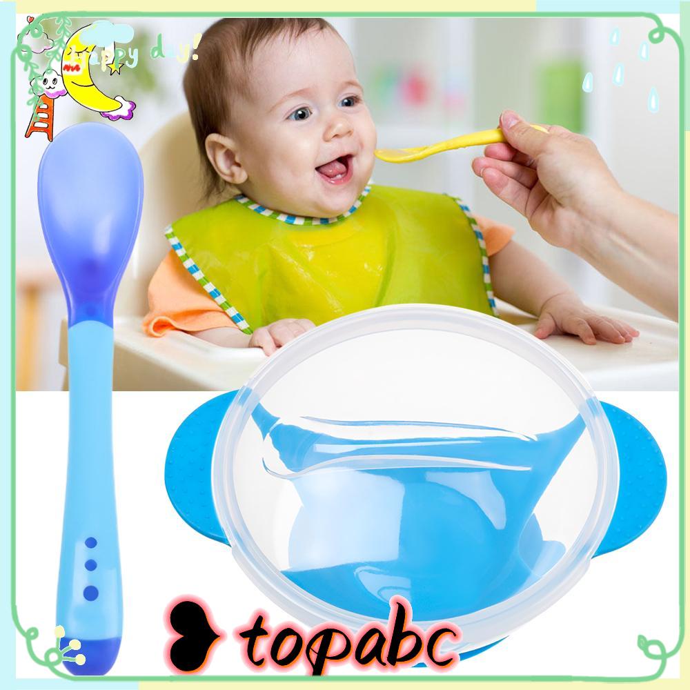 Top Set Mangkok Makan Bayi Dengan Sensor Suhu