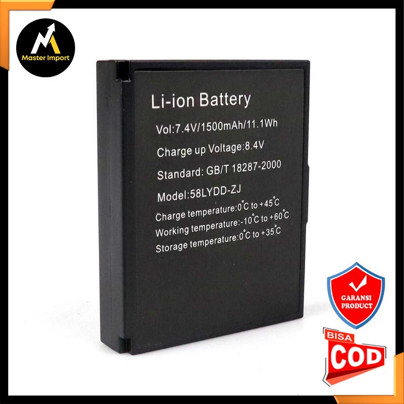 Baterai Printer Zjiang Mini Bluetooth Thermal 5805/5802/5807 - 58LYDD-ZJ - PCLP