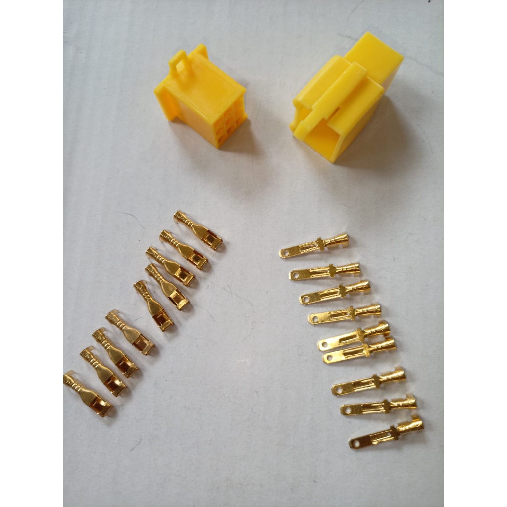 SOKET KABEL 9 PIN SKUN KECIL KUNING / SOCKET KABEL 9 PIN SKUN KECIL / KONEKTOR