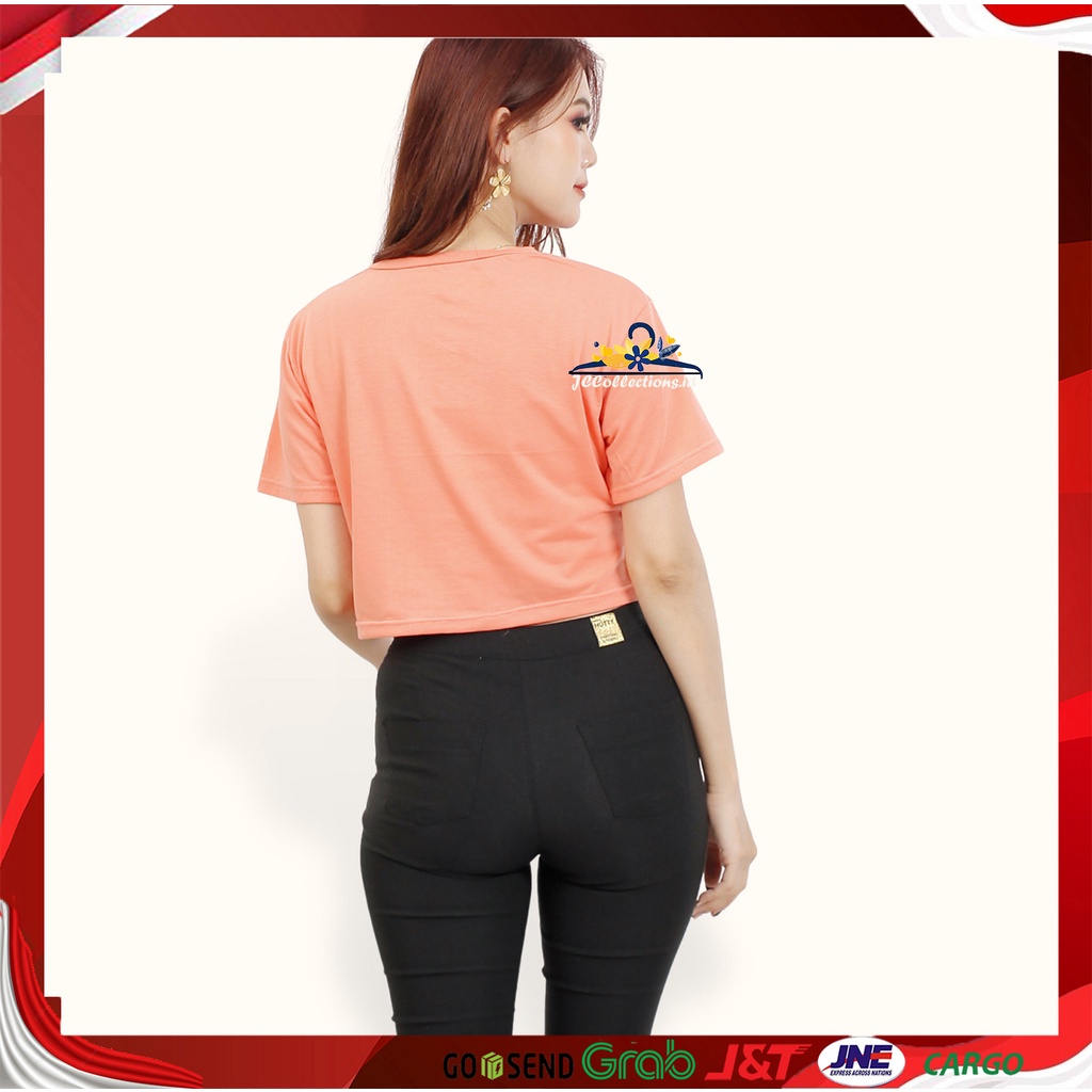 Tshirt Kaos Crop Top Furre  - JCCollections