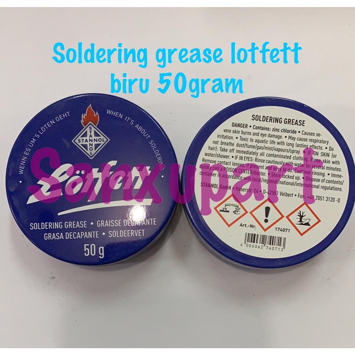 Soldering Grease Lotfett Biru 50 Gram