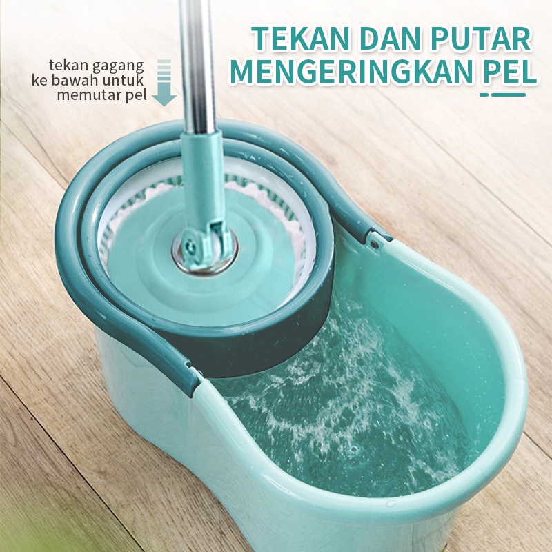 GM Bear Alat Pel Lantai Ultra Mop Aclima 1354 - Spin Mop Aclima Pel Putar