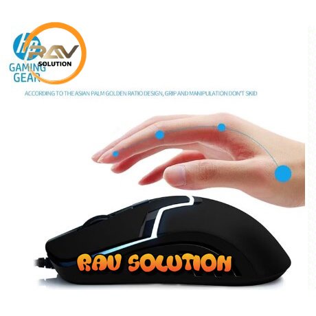 Mouse HP Gaming kable RGB usb M100 | Mouse gaming komputer HP M100 Warna-Hitam  - RAV SOLUTION