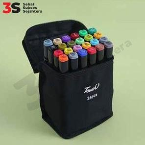 

JFactory Spidol Warna Dual Side Fine Art Brush Pen Art Marker Set