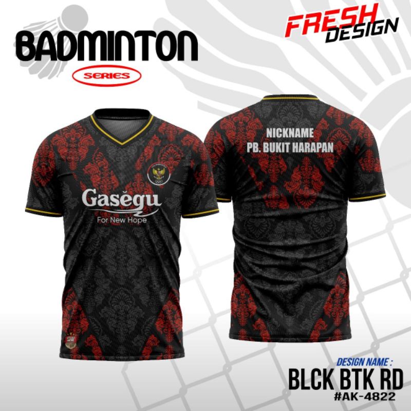 PROJMX - KAOS JERSEY BADMINTON (DESAIN CUSTOM)