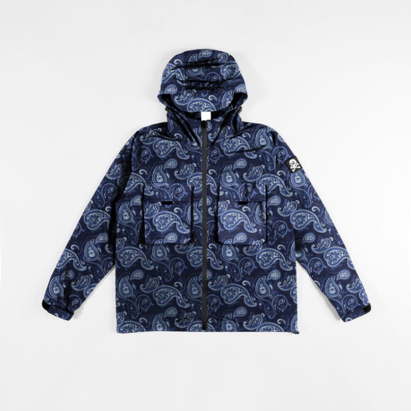 Bdgboys Jacket Paisley Blue WB