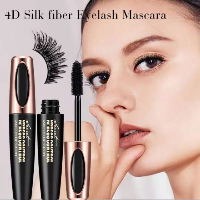 Maskara CURL THICK 4D Fiber Black Mascara