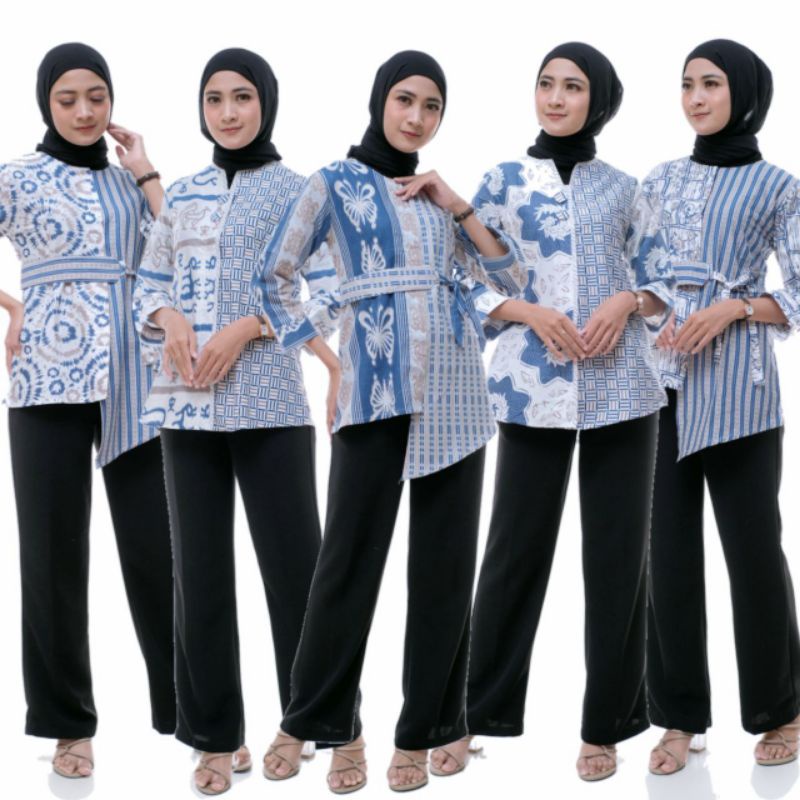 99 MOTIF TUNIK COCOK UNTUK BU GURU - SERAGAM KANTOR- SERAGAM GURU - TUNIK TALI SAMPING - TUNIK BATIK