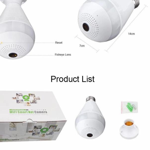 Kamera CCTV WIFI Bohlam IP Camera V380 3MP - PACKING STANDAR