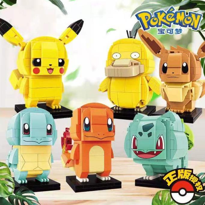 Pokemon Mainan Collection Figure Mini Lego Brick Building Block