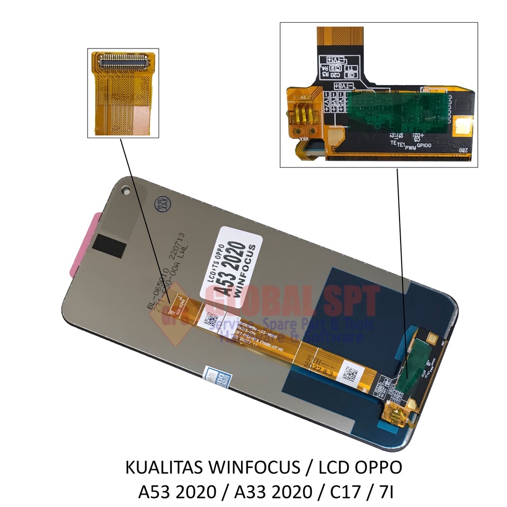 KUALITAS WINFOCUS / LCD TOUCHSCREEN OPPO A53 2020 / A33 2020 / C17 / 7I