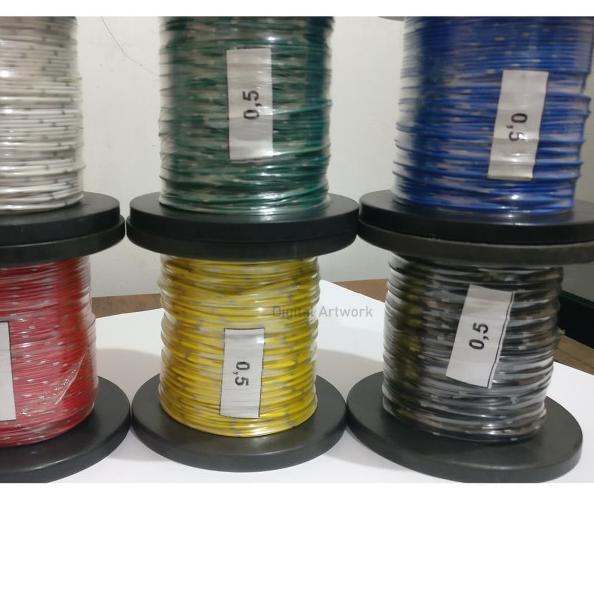 Kabel Bintik 0.5 100m Tembaga Kabel Mobil / Motor Universal 100m - Ungu