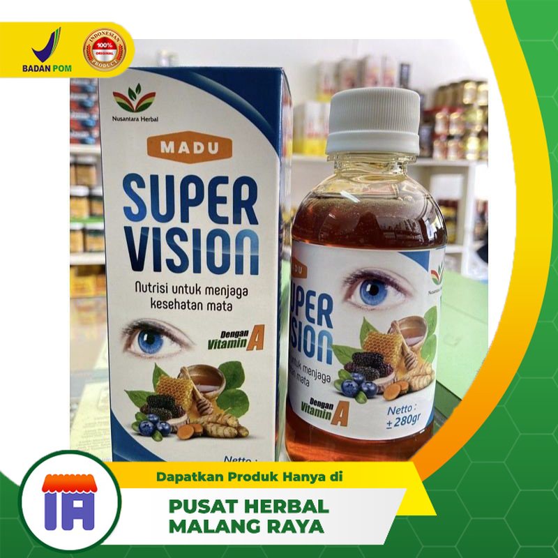 

MADU SUPER VISION ASLI MADU ATASI SAKIT MATA MINUS PLUS KATARAK MATA MERAH Terbaru Madu Supervision Isi 280 Gr
