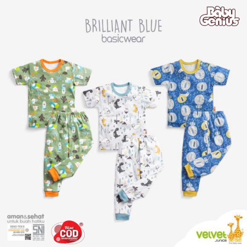 VELVET JUNIOR-Baju Harian Anak/Baju Tidur Anak/Baju Velvet