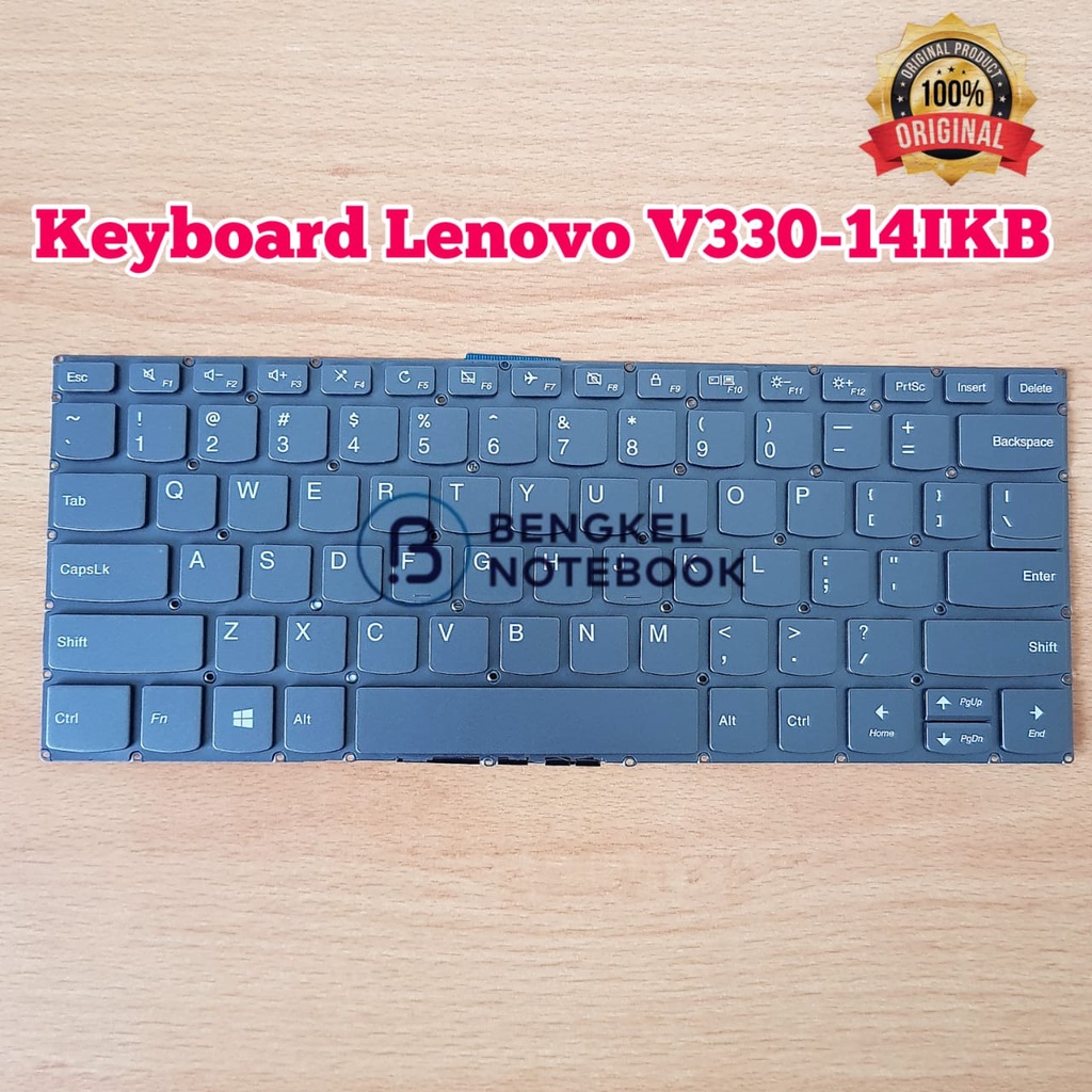 Keyboard Lenovo V330-14IKB V330-14ISk V130-14IGM V530S-14IKB 520-14IKB 520-14 V330-14ARR 81B1 Tombol DELETE Lenovo Ideapad Slim 3 14ADA05 14ARE05 14IIL05