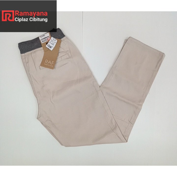 Celana Chinos RIB Cream / Ramayana Cibitung