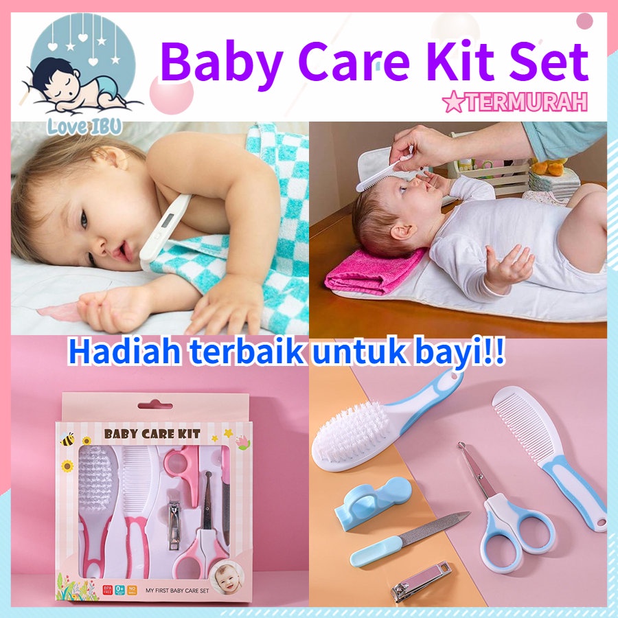 Baby Care Kit Set 6in1 / 10in1 Sisir Bayi Set Gunting Kuku Bayi Perlengkapan Bayi Baru Lahir Kado Lahiran New Born Gift  (Termometer. Gunting Kuku. Sisir Bayi. Dll) Perlengkapan Bayi Set Newborn isi 10/6