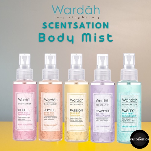 Wardah Scentsation Body Mist 100ml