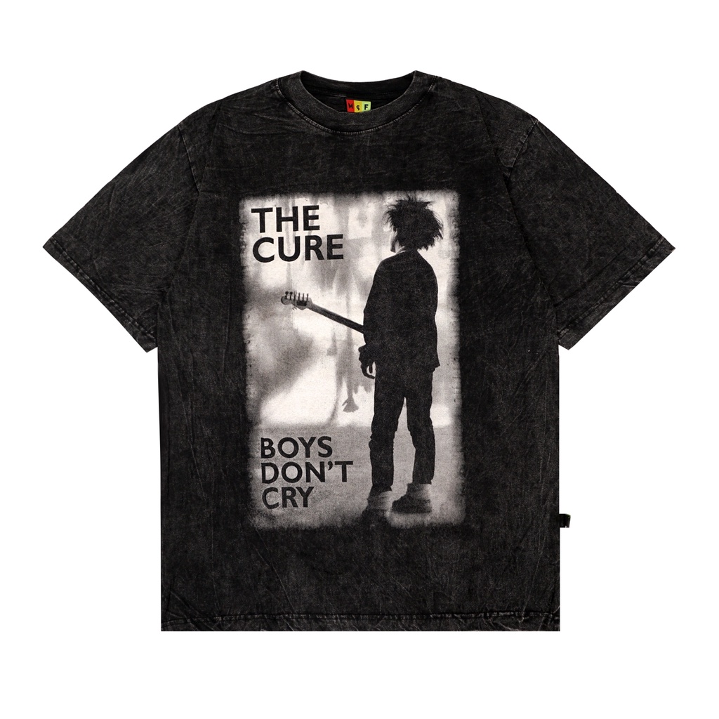 MF BAND TEE // THE CURE // BOYS DONT CRY // OVERSIZE //ACID WASH