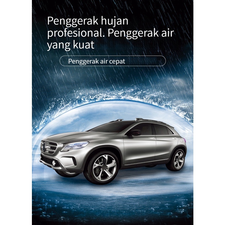 (Tempat, dikirim dari Jakarta) Agen Hujan dan Kabut Mobil Penghilang Film Minyak Spons Lap Kaca Jendela Mobil Wiper Pembersih Tahan Hujan