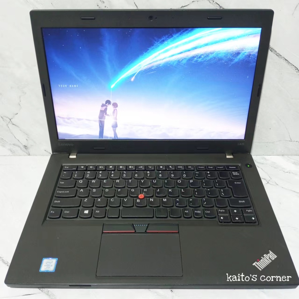 LAPTOP LENOVO THINKPAD L470 CORE i5/i7 GEN 7 - LAYAR 14 INCH  COCOK BUAT KULIAHAN / KANTORAN / GAMING - BONUS TAS